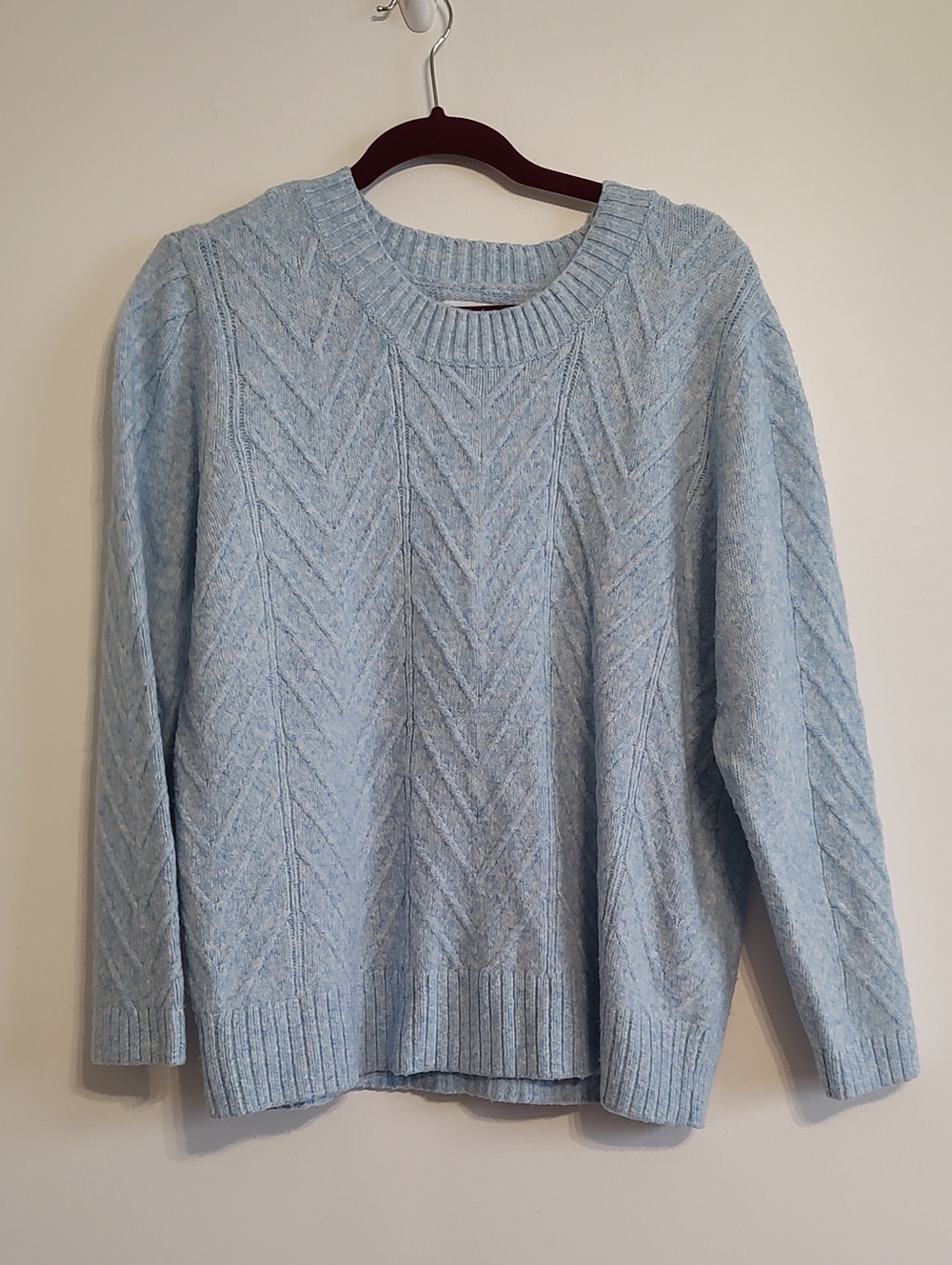 Croft & Barrow Blue Knit Pullover